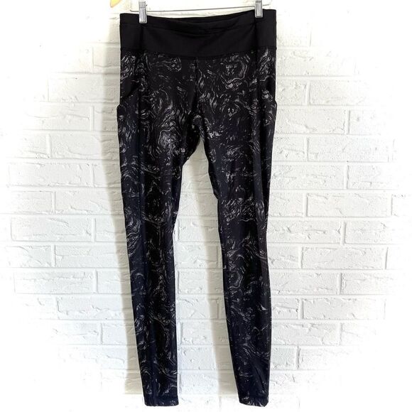 Lululemon Speed Tight II Full-On Luxtreme Arsenal Ambient Grey Black Size 8 - Picture 1 of 12